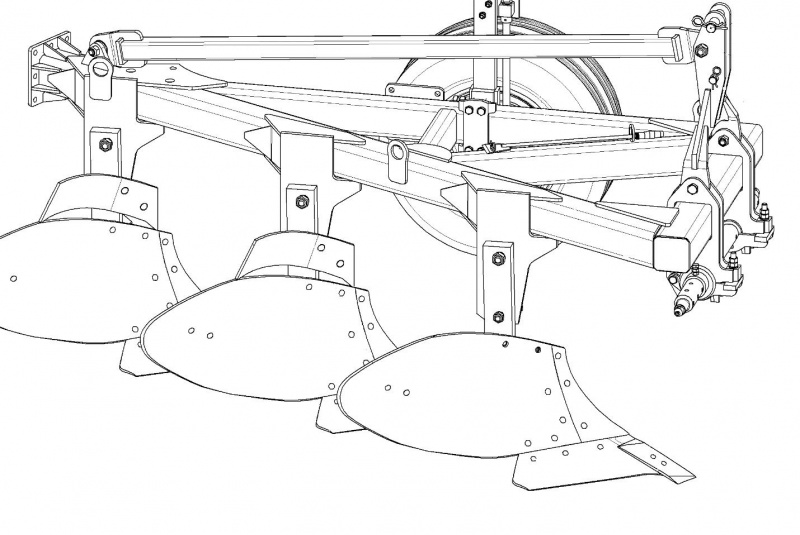 Плуг загонный навесной ПЗН-3-35-01