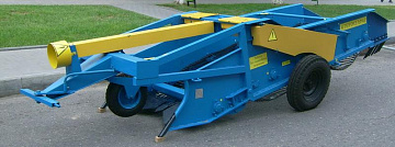 Картофелекопатель полунавесной двухрядный КСТ-1,4М-01 (активный битер, элеваторы на ремне)