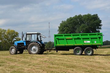 2ППС12 (полуприцеп самосвальный на три стороны ,г/п 12 тонн)