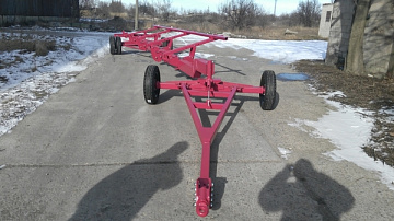 Тележка для перевозки жаток ВТЖ-9 двухосная