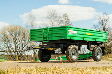 2ПТС-4,5 (прицеп самосвальный  на три стороны, г/п 4,5 тонны)