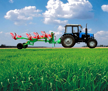 Плуг полунавесной оборотный ППО-(4+1)-40К без модуля